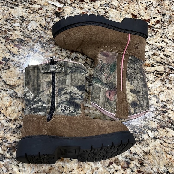 GUC GAME WINNER Boots Infant Girl’s Size 10.0 Camo & Pink Boots Girls Hunting - Picture 3 of 15